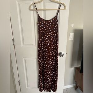 Bundle of brown floral & black maxi dresses